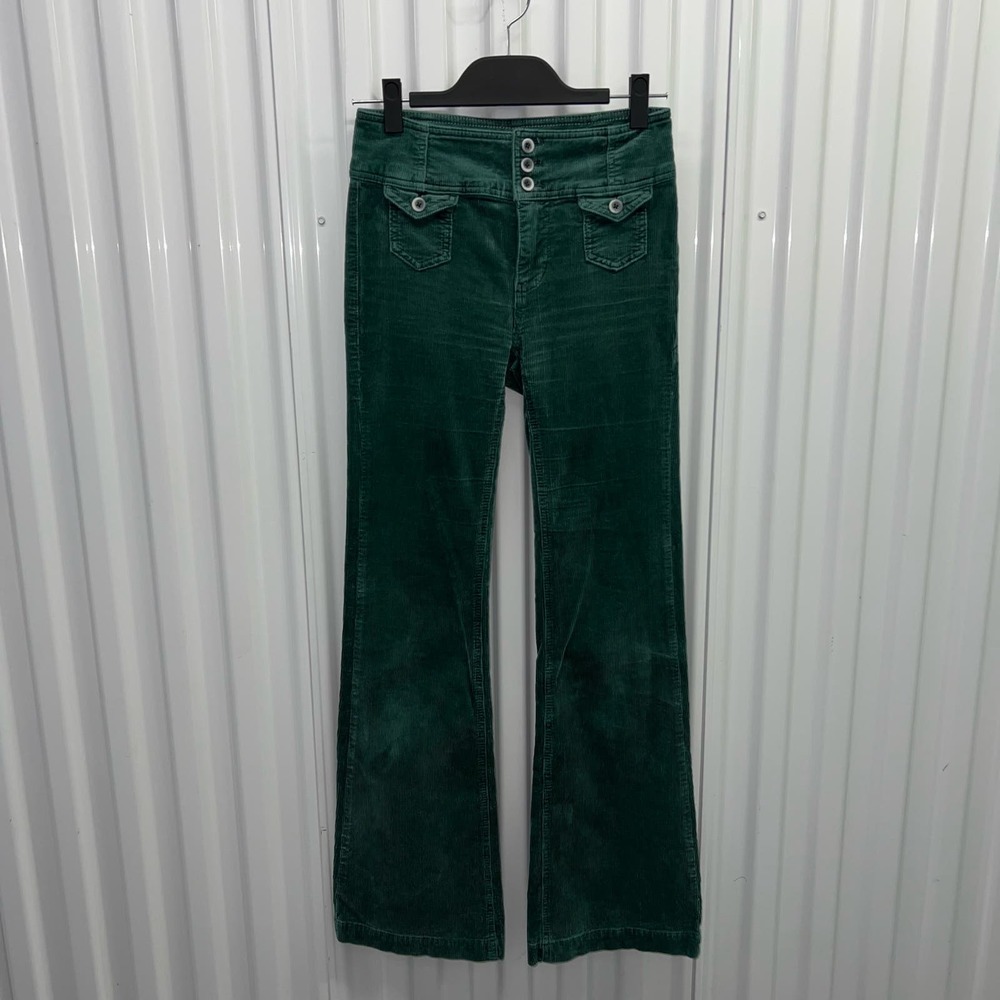 Pilcro Anthropologie Size 25 Corduroy High Rise Trouser Boot Cut Wide Jean Pants